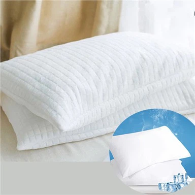 Gorchudd gobennydd cyffwrdd oer ar gyfer yr haf