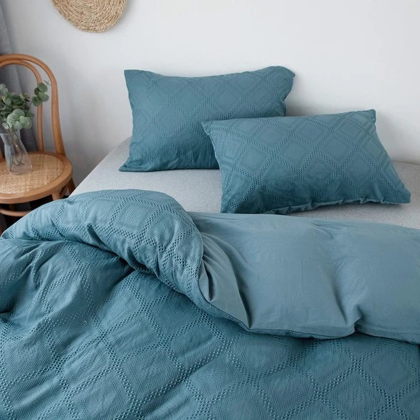 waffle weave quilt cover